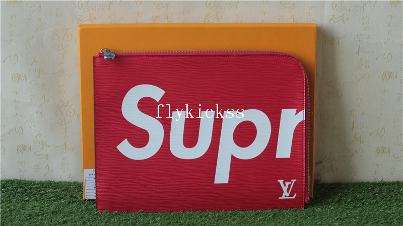 LVS Supreme Red Handbag With Original Box